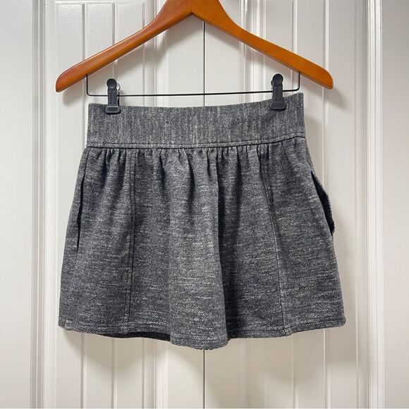 Aritzia Wilfred Wool Zipper Mini Skirt Grey - Picture 4 of 13